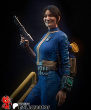 Lucy MacLean TV Character Fallout Figure - resin tabletop miniature front view