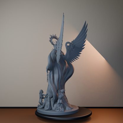 The Baron Fantasy Miniatures - The Sorrow Baron - back left three-quarter view