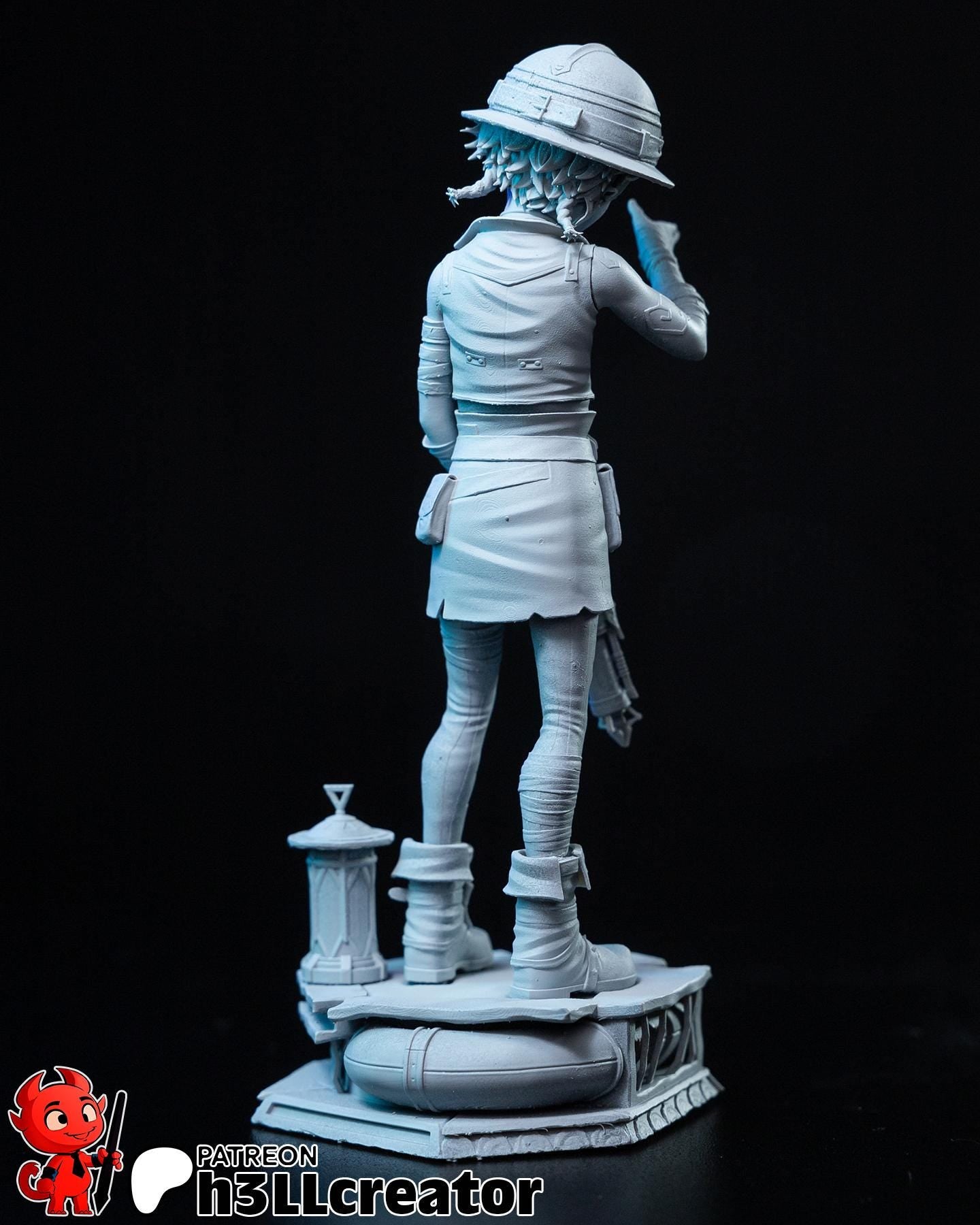 Isha 1:12 Scale Resin Miniature Figurine Game Character Game Character Arcane LoL Gift for Him Her Birthday Gift Christmas