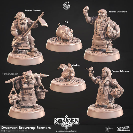 Dwarf Farmer Miniature