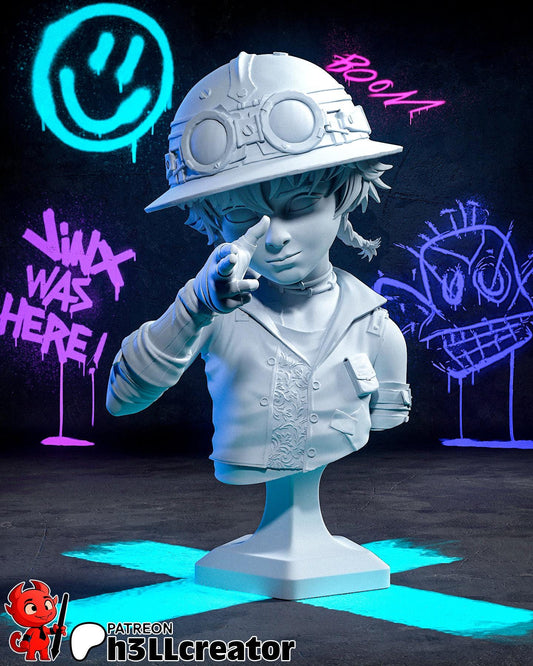 Isha Bust Resin Miniature Figurine Game Character LoL Arcane Gift for Him Her Birthday Gift Christmas Anime