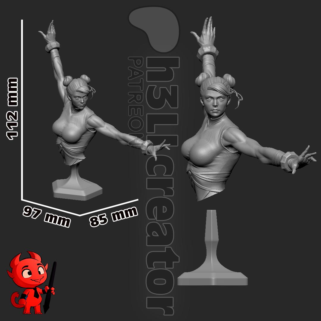 Chun Li Bust - Street Fighter - Alternate view 4