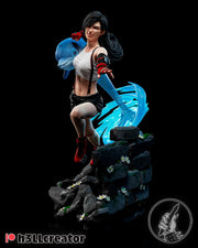 Tifa Lockhart Figure - Final Fantasy VII - resin tabletop miniature front view