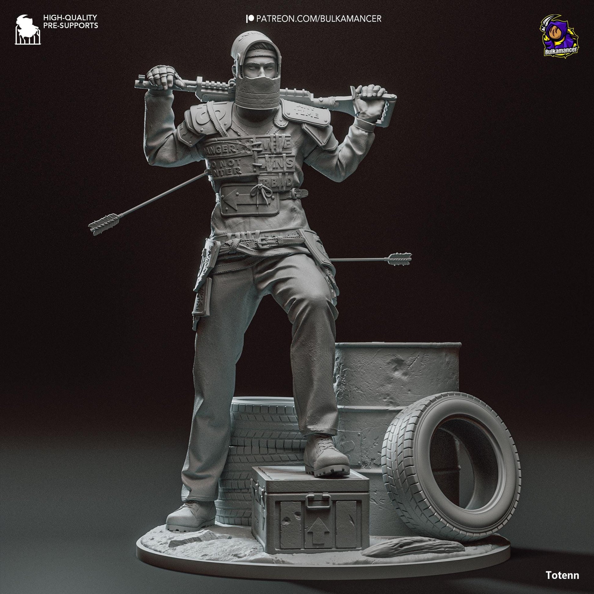 Survivor Rust Figure - Alternate view 5