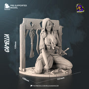 Camellia Figure - Wrath of the Righteous - resin tabletop miniature front view