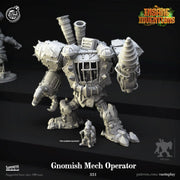 Warforged Miniature - resin tabletop miniature front view