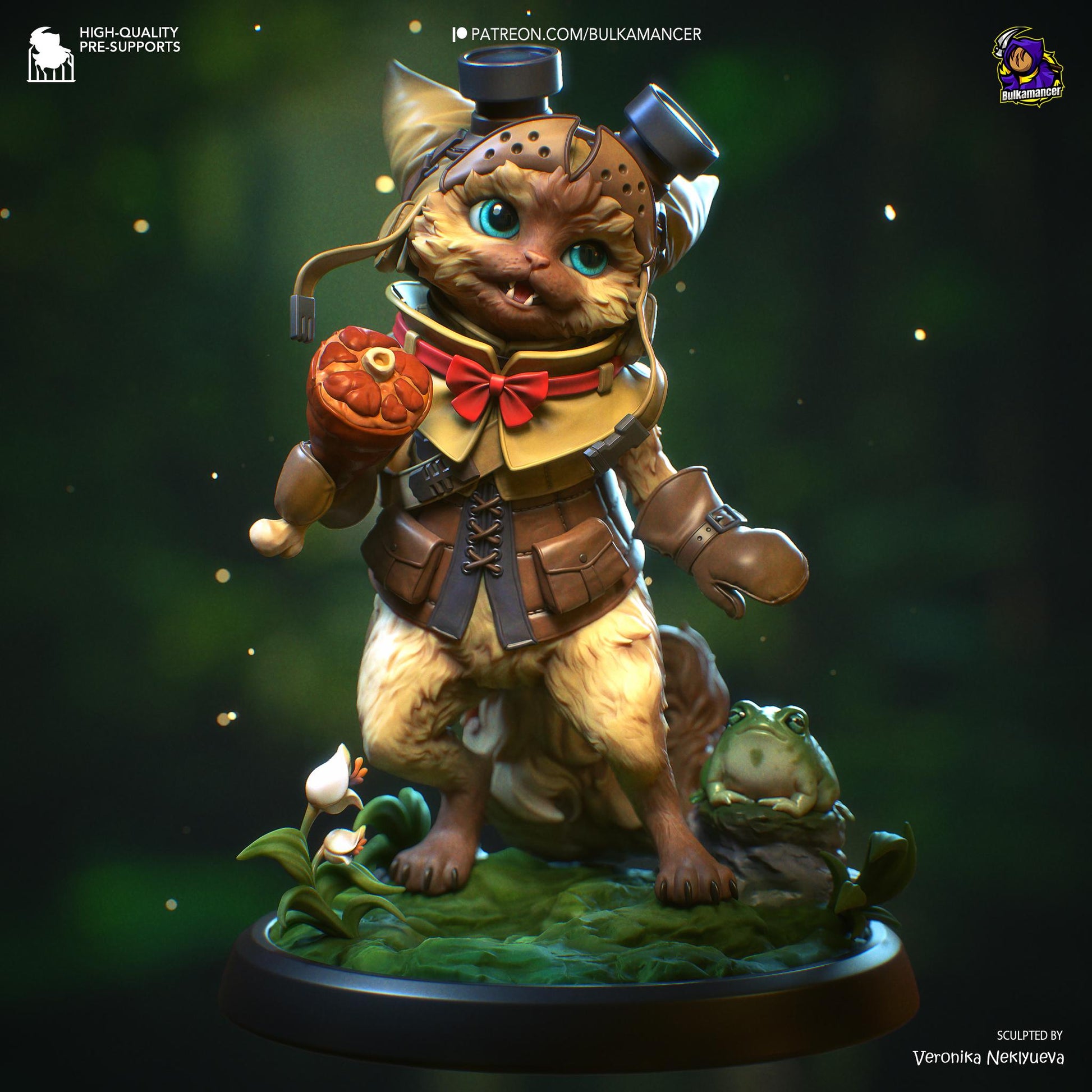 Palico and Toad Figure - Monster Hunter Wilds - Alternate view 2