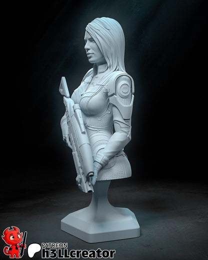 Ashley Williams Bust - Mass Effect - Alternate view 2