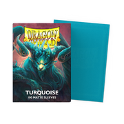 Dragon Shield Standard Matte Sleeves - Turquoise - sealed card game product image