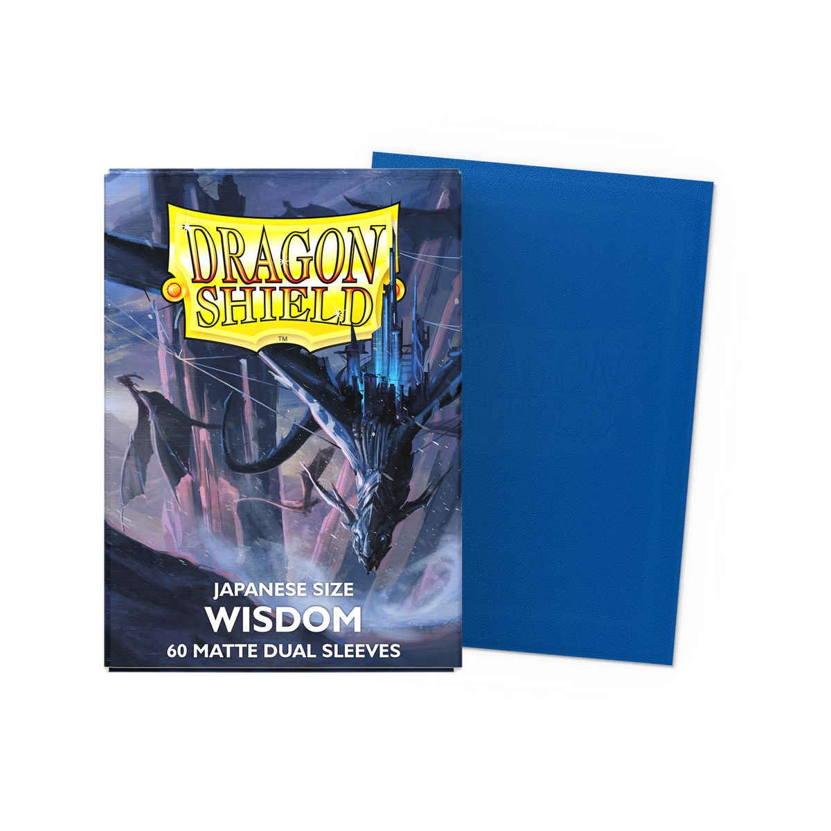 Dragon Shield Wisdom Dual Matte Japanese-size sleeves (60) - official retail packaging