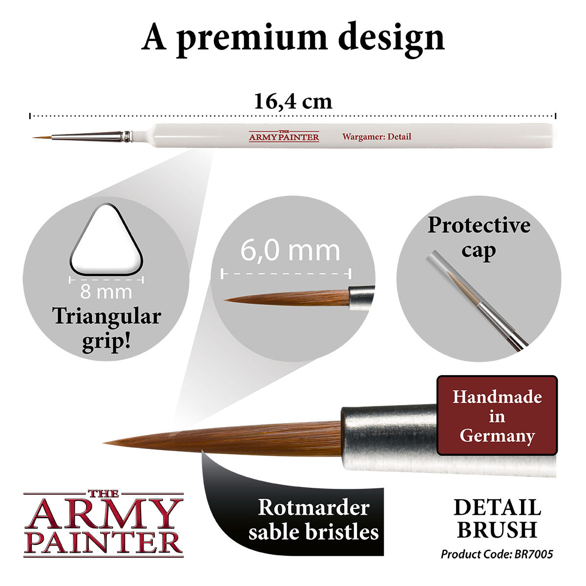 TAP - Wargamer Brush: Detail - official product image 3