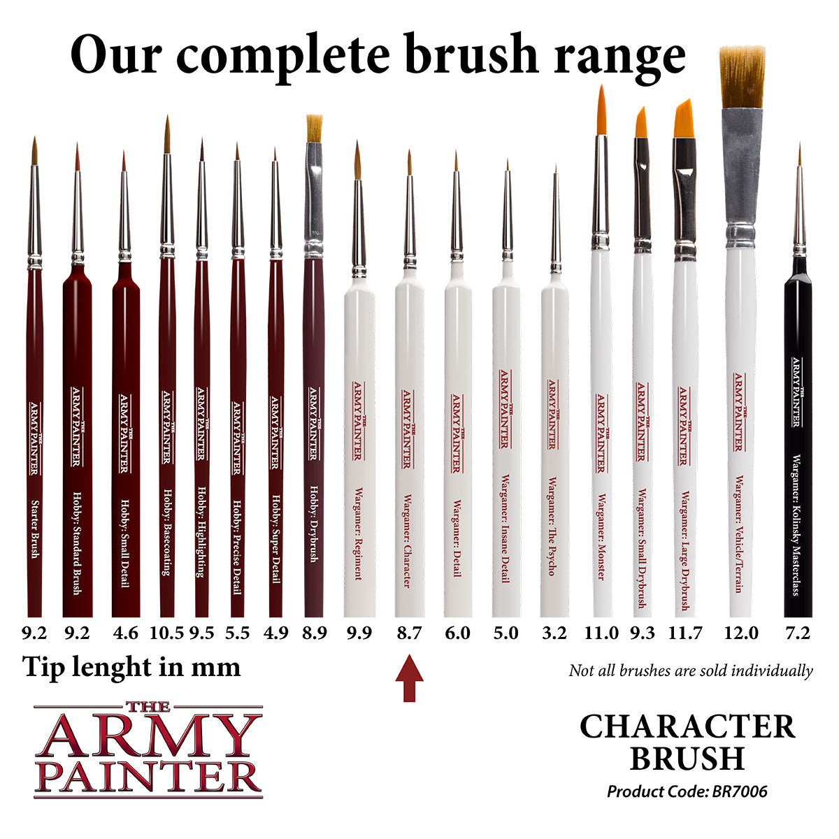 TAP - Wargamer Brush: Character - official product image 4