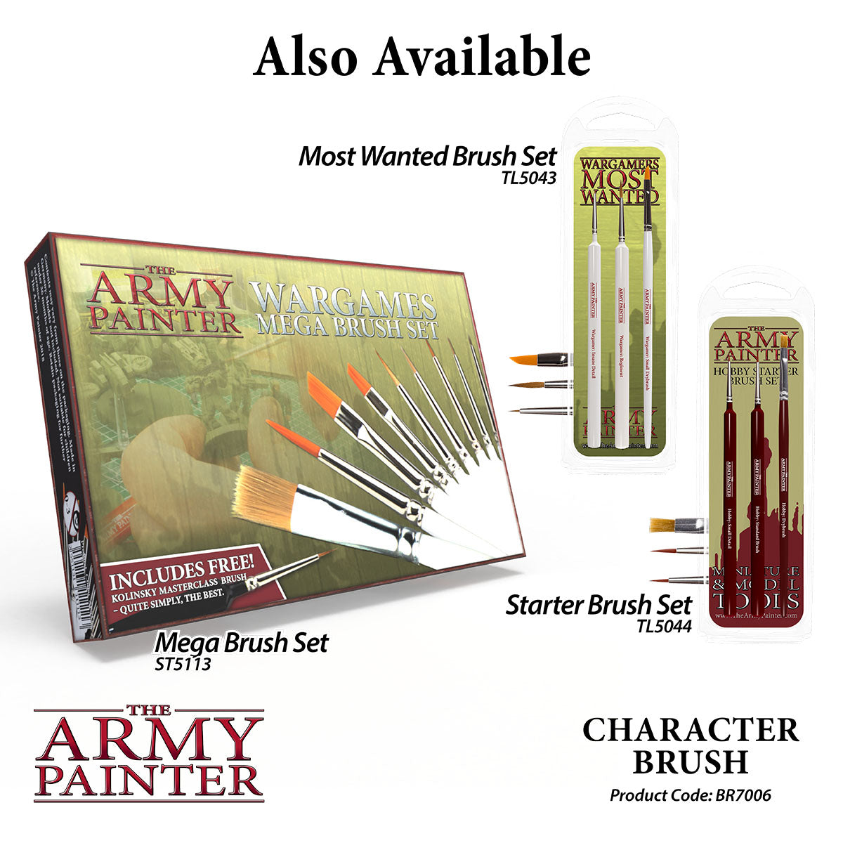 TAP - Wargamer Brush: Character - official product image 6