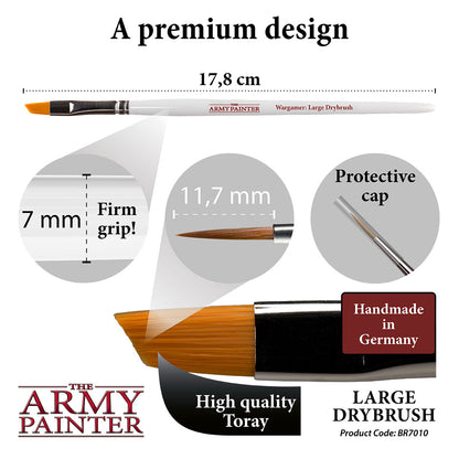 TAP - Wargamer Brush: Large Drybrush - official product image 3