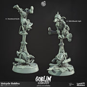 Goblin Performer Miniature - resin tabletop miniature front view