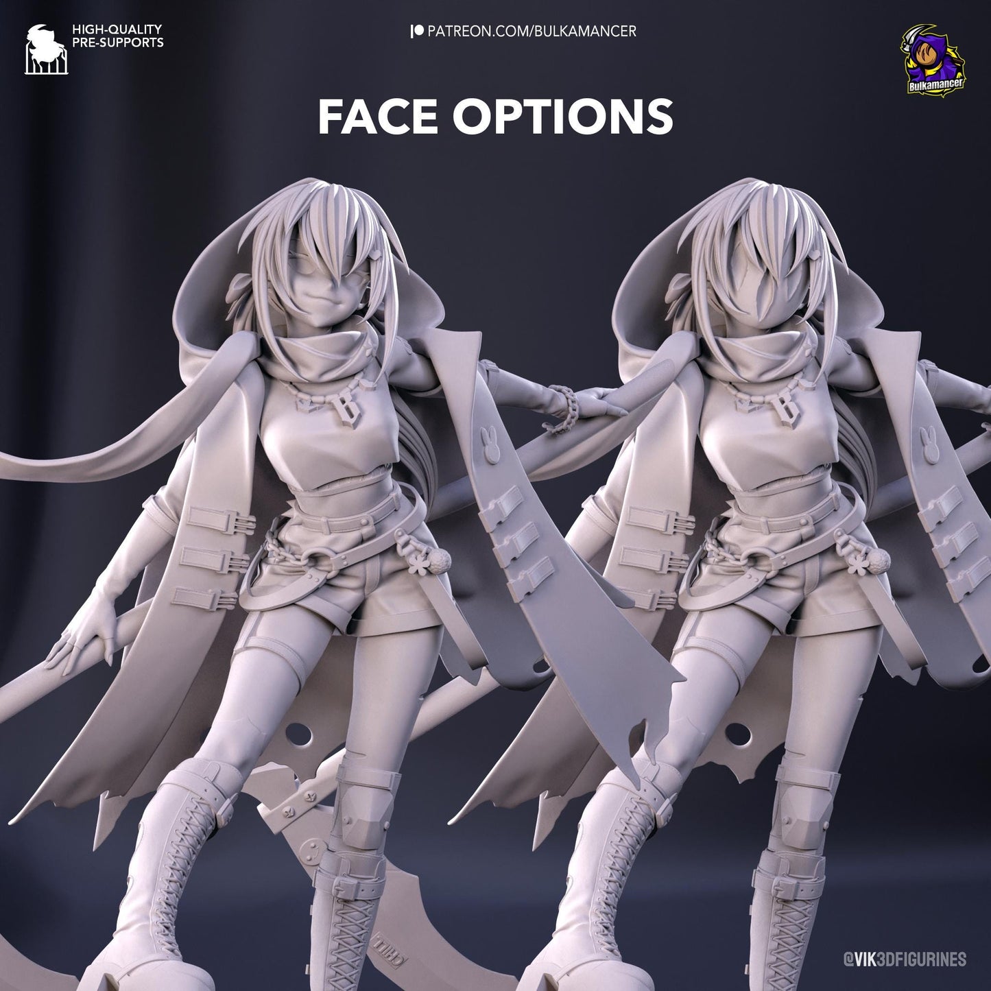 Bulka Crustreaper Resin Miniature Figurine Game Character Unbreadable Gift for Him Her Birthday Gift Anime FAN MADE