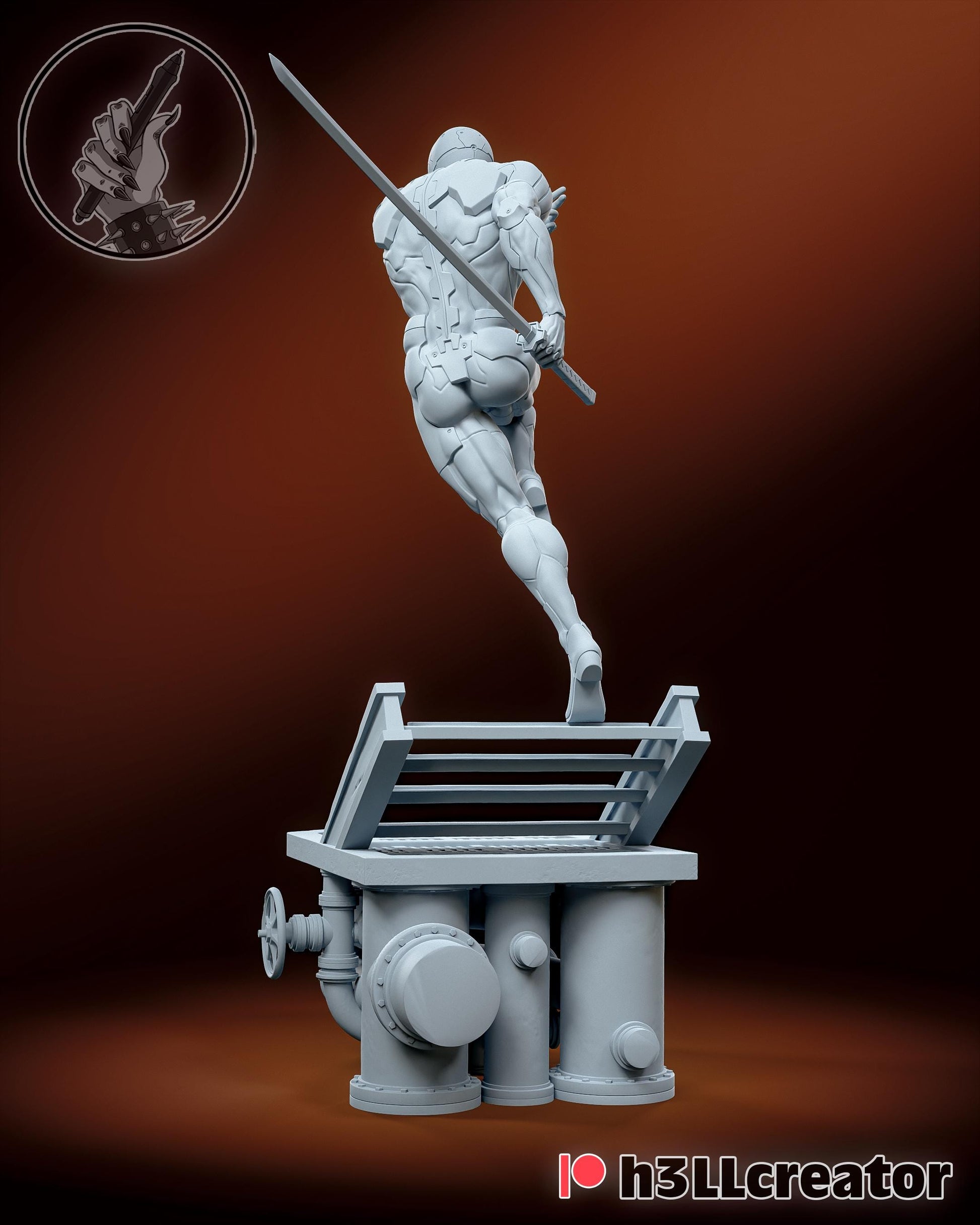 Gray Fox Metal Gear Figure - Alternate view 4