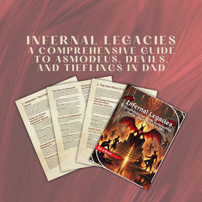 Infernal Legacies A Comprehensive Guide to Asmodeus, Devils, and Tieflings