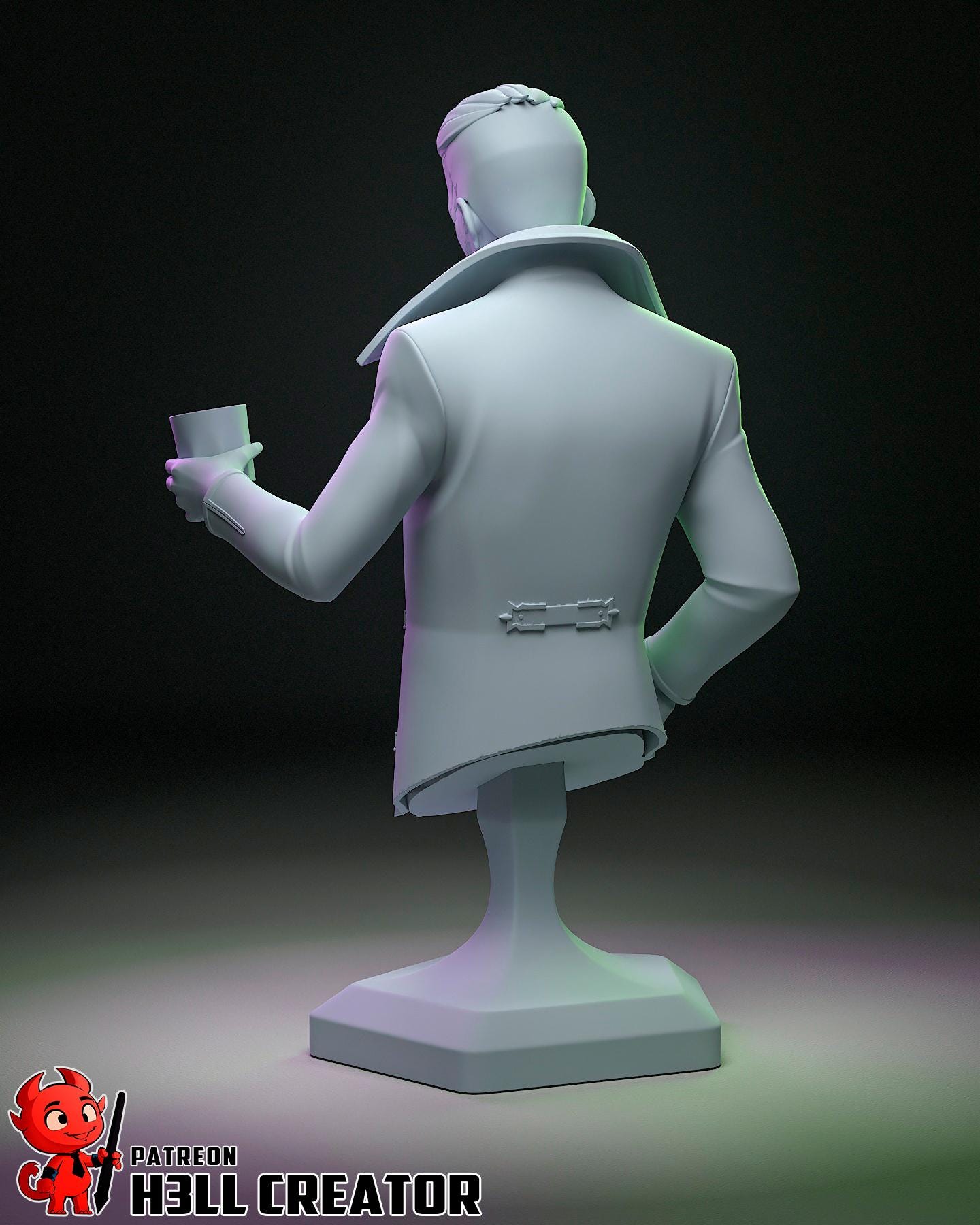 Silco Bust Resin Miniature Figurine I Game Character I League of Legends Arcane I Gift for Him Her I Birthday Gift I Anime