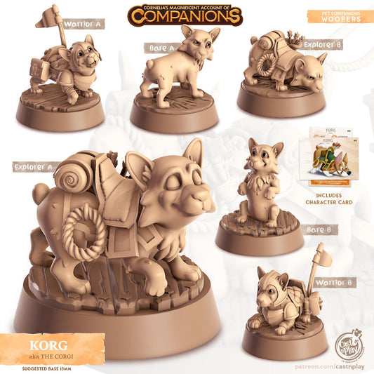 Corgi Dog Animal Companion Miniature