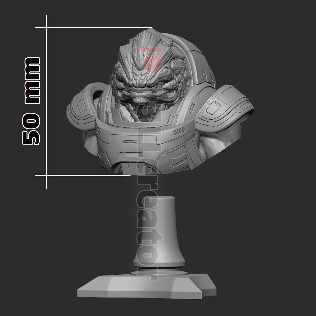 Grunt Bust - Mass Effect - Alternate view 4