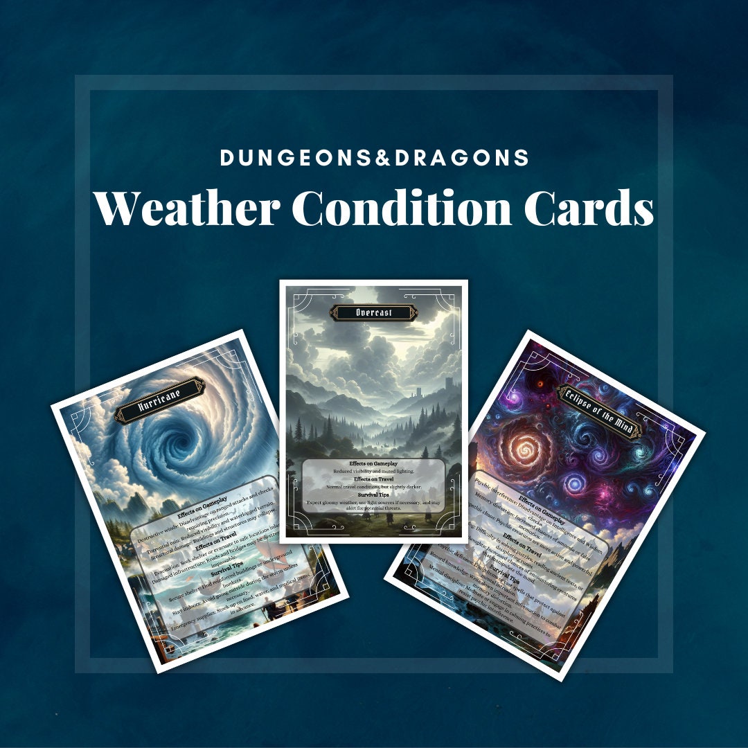 Weather Condition Cards
