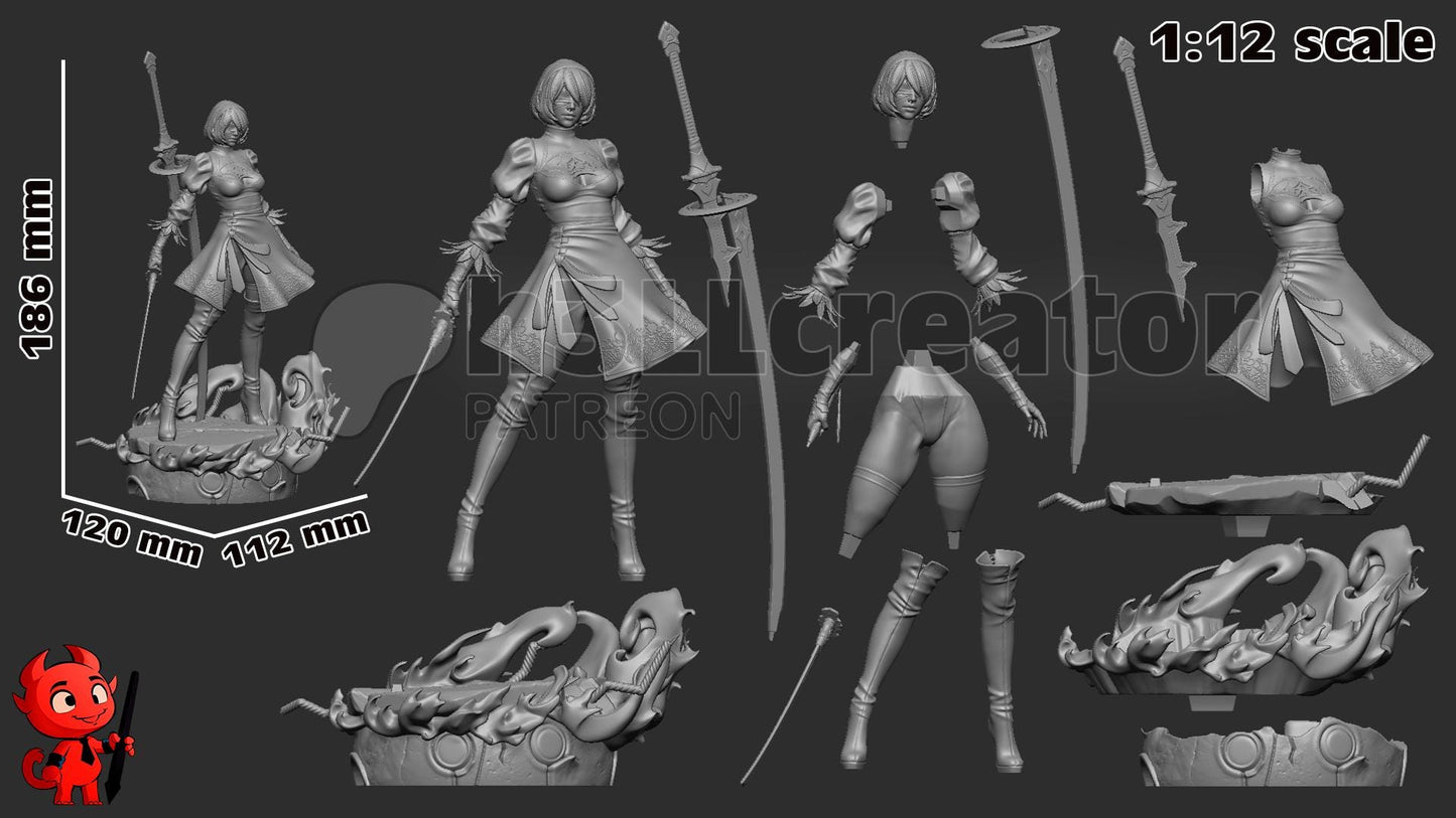 2B YoRHa No. 2 Type B Figure - Alternate view 8