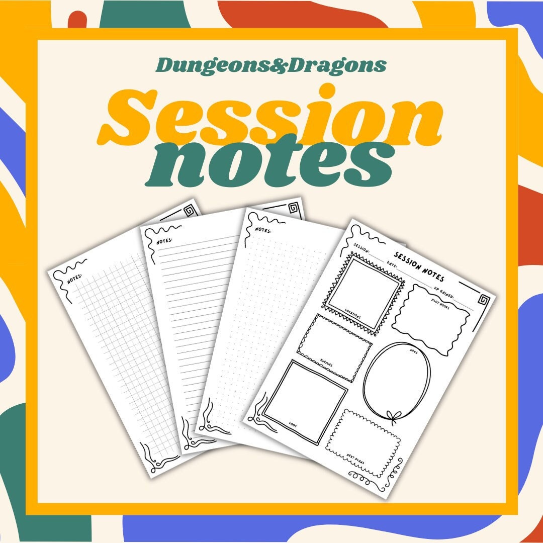 Session Notes