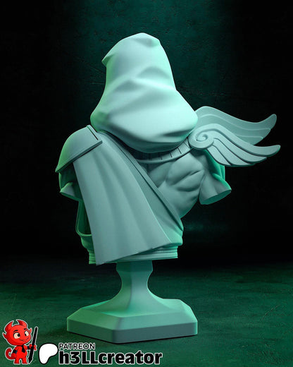 Thanatos Bust - Hades - Alternate view 3