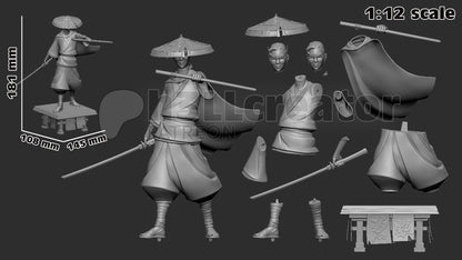 Mizu Blue Eye Samurai Figure - Alternate view 8