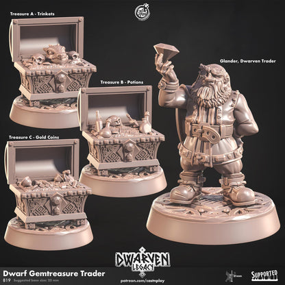Dwarf Vendor Miniature