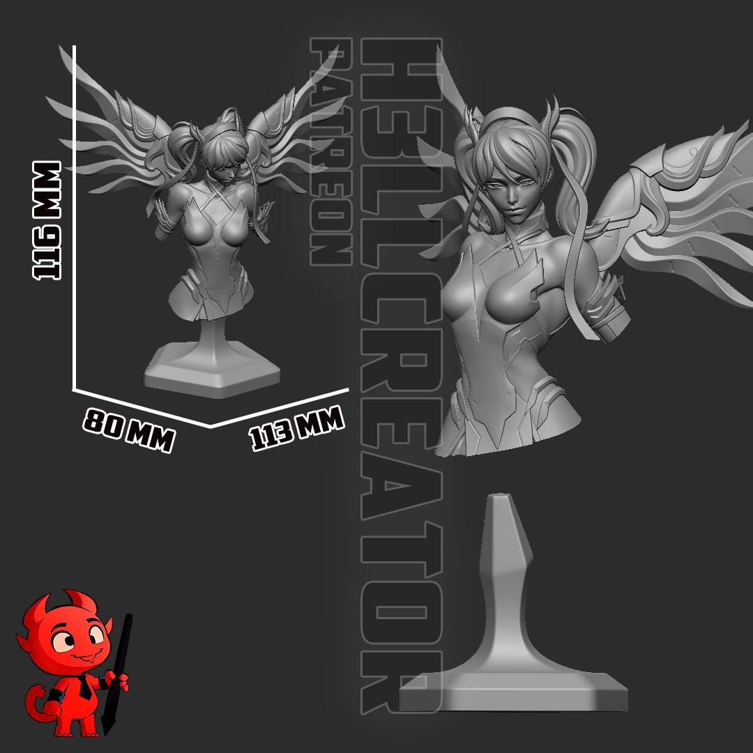 Mercy Bust - Overwatch - Alternate view 4