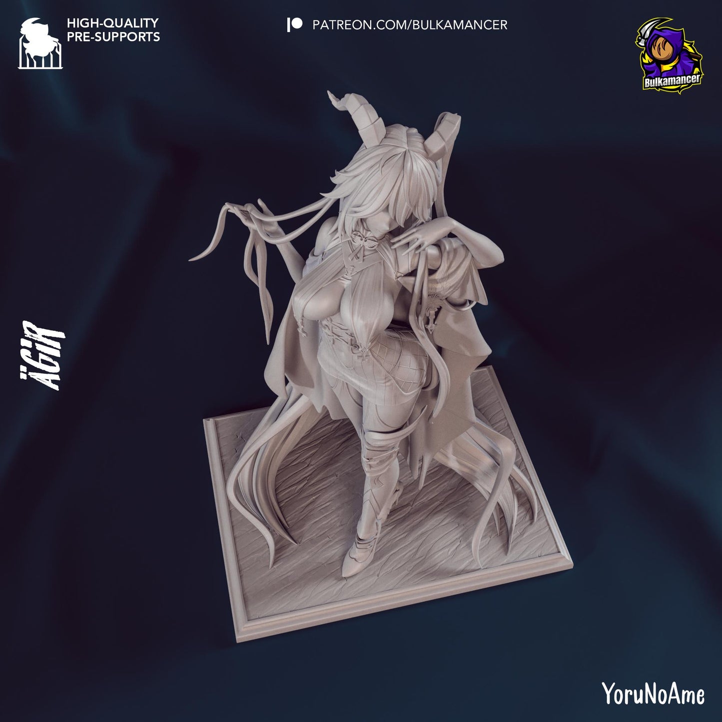 Agir Resin Miniature Figurine Game Character Azur Lane Game Character Gift for Him Her Birthday Gift NSFW I Anime