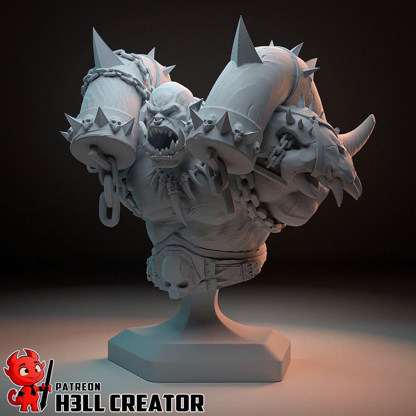 Garrosh Hellscream Bust - World of Warcraft - Alternate view 4