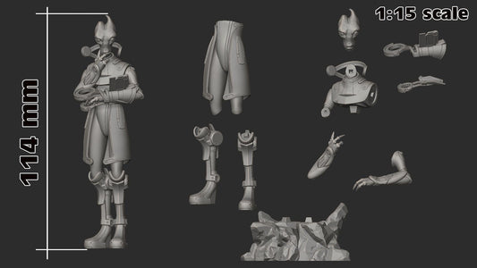 Mordin Solus Figure - Mass Effect - Alternate view 2