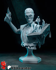 Withers Bust - Baldur's Gate 3 - resin tabletop miniature front view