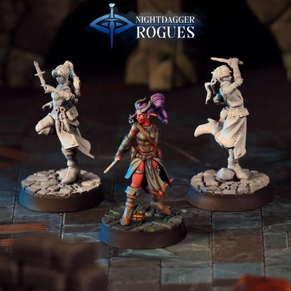Tiefling Rogue Miniature