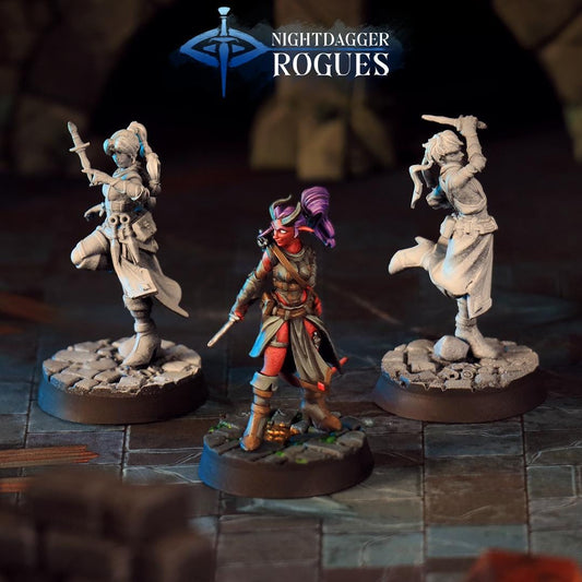 Tiefling Rogue Miniature