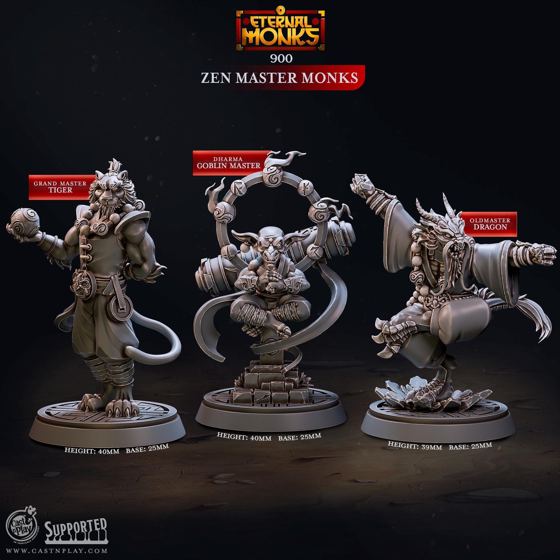 Leonin Monk Miniature