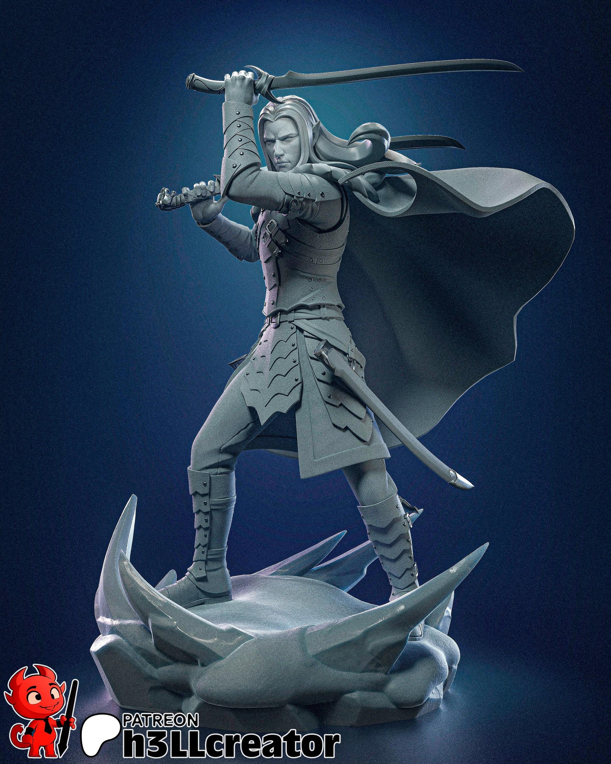 Drizzt Do'Urden Figure - Alternate view 4