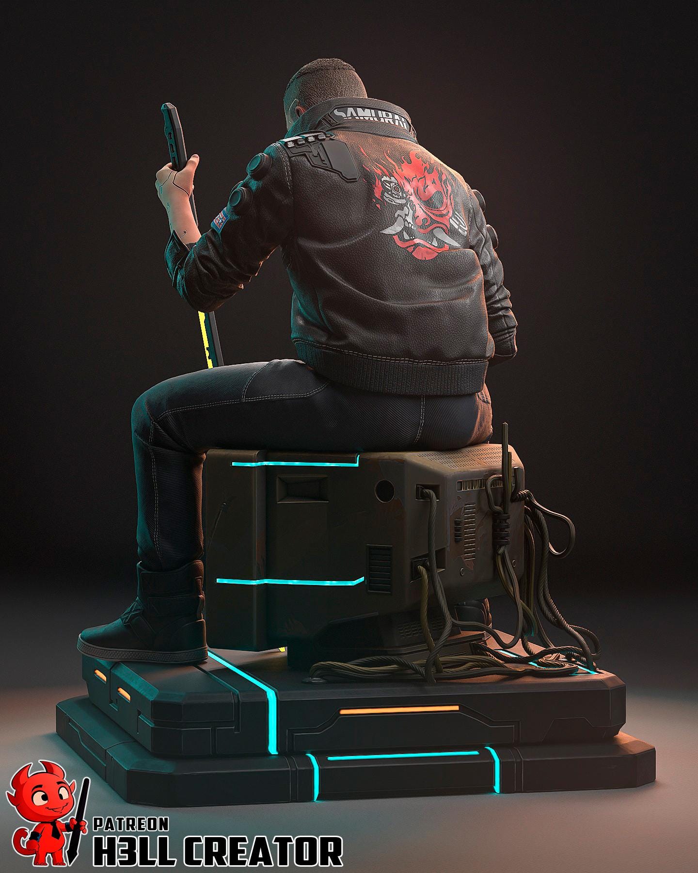 Male V Figure - Cyberpunk 2077 - Alternate view 3