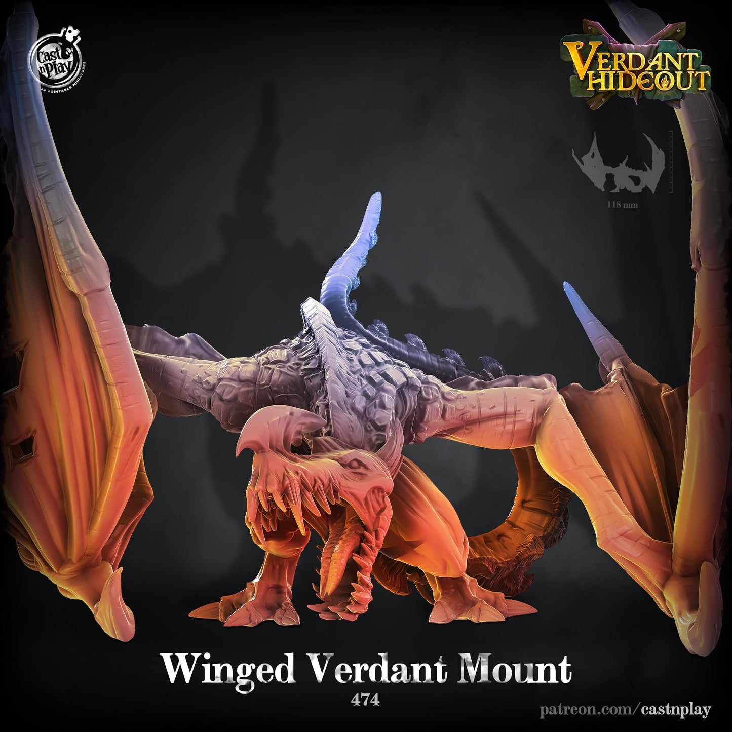 Dragon Mount Miniature