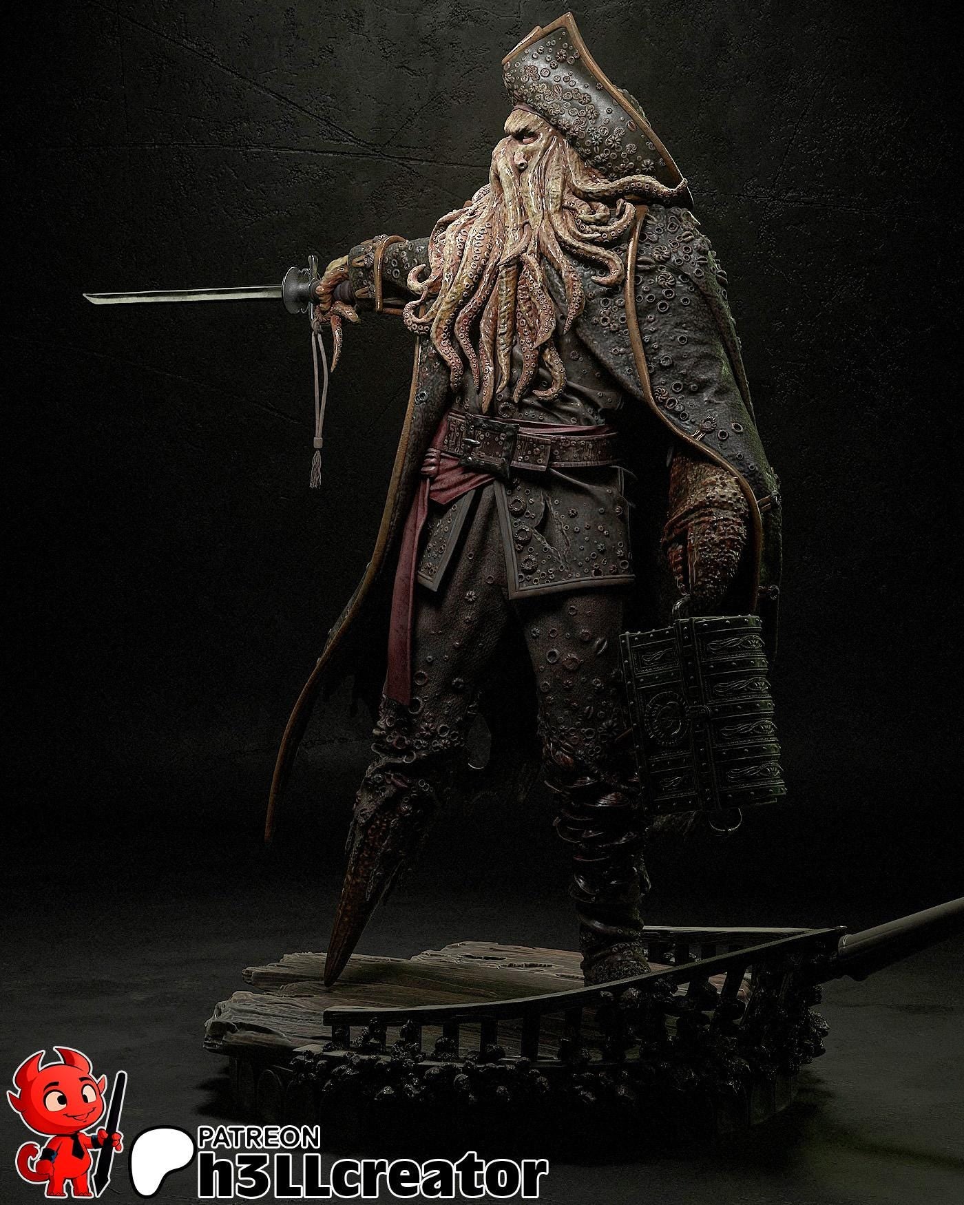 Davy Jones Figure - Pirates of the Caribbean - Alternate view 5