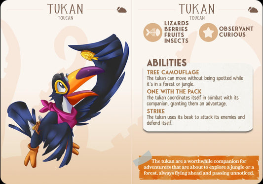 Toucan Bird Animal Companion Miniature - Alternate view 2