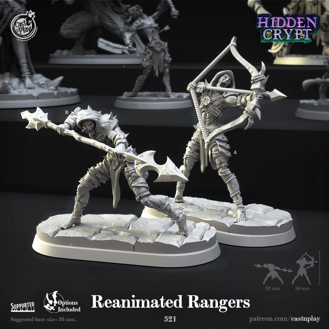 Undead Ranger Miniature