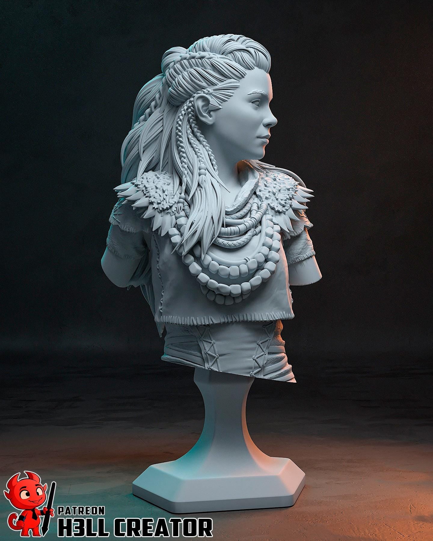 Aloy Horizon Zero Dawn Bust - Alternate view 5