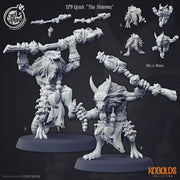 Kobold Shaman Miniature - resin tabletop miniature front view