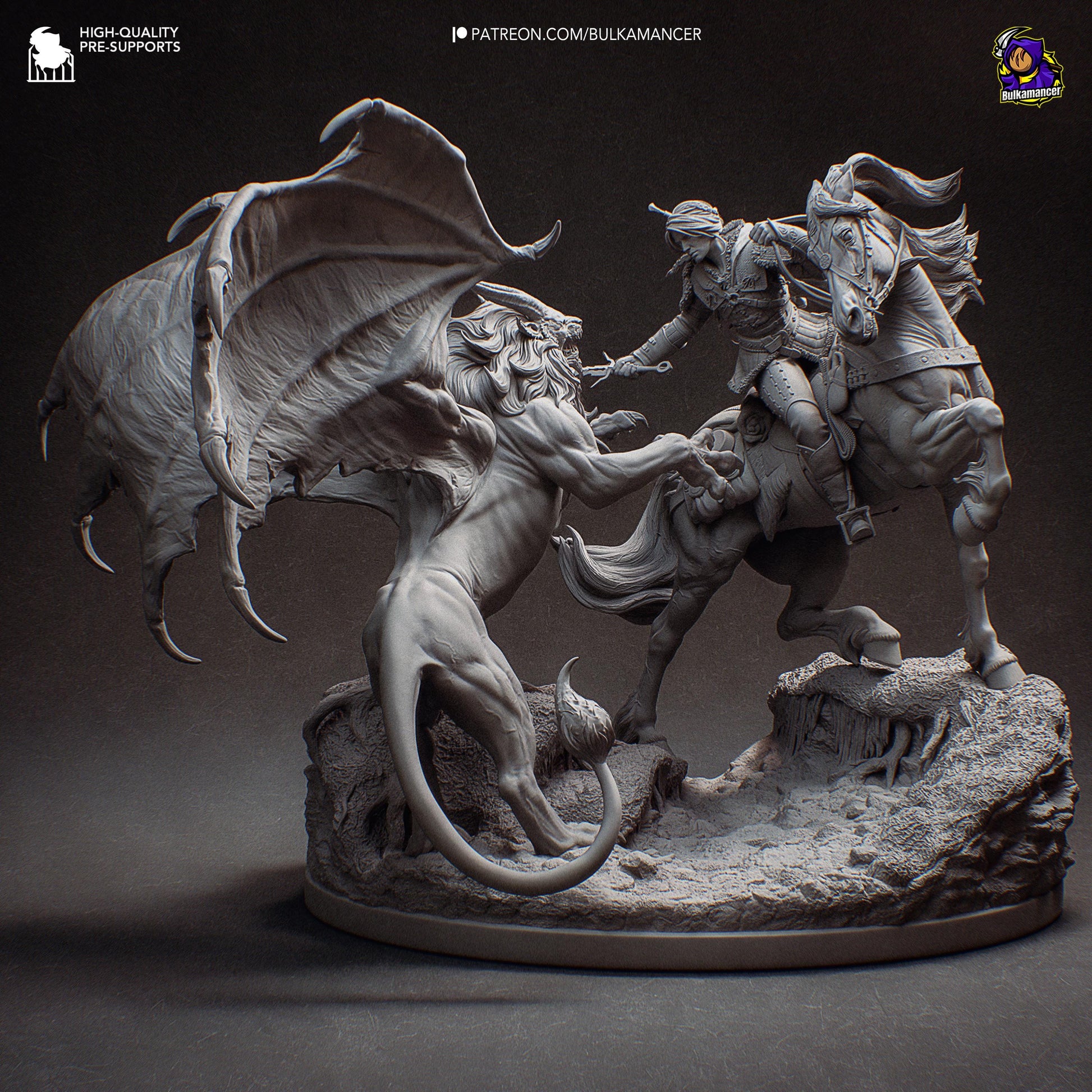 Ciri Manticore The Witcher Diorama Figure - Alternate view 8