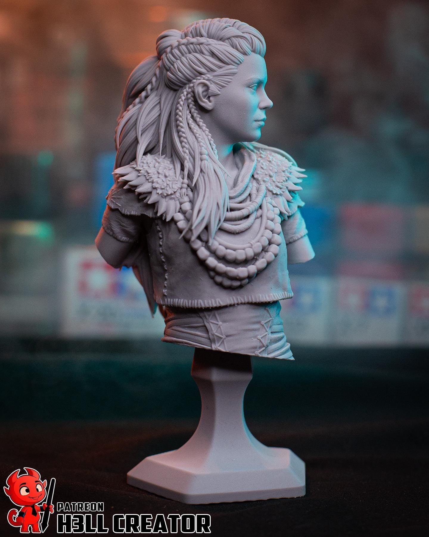 Aloy Horizon Zero Dawn Bust - Alternate view 2