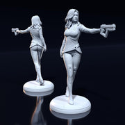 Miranda Figure - Mass Effect - resin tabletop miniature front view